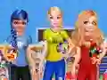 Hra BFF Princezna Hlasuje Pro čtvrtfinále FIFA 2018
