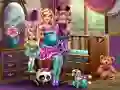 Hra Barbie s dvojčaty