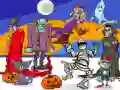 Hra Najdi 5 rozdílů Halloween Hra Najdi 5 rozdílů Halloween