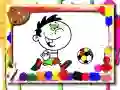 Hra Čas na malování fotbalu Hra Čas na malování fotbalu