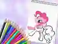 Hra Roztomilá kniha k vybarvování poníků