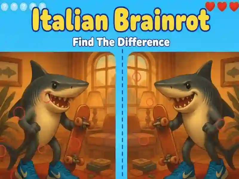 Hra Italian Brainrot: Poznejte rozdíly Hra Italian Brainrot: Poznejte rozdíly