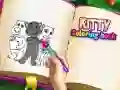 Hra Kniha na omalovánky koťátka
