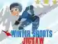 Hra Zimní sporty skládačka Hra Zimní sporty skládačka