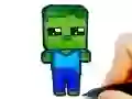 Hra Snadné Malování pro Děti Mineblox