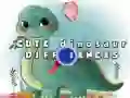 Hra Roztomilé Dinosauři: Rozdíly
