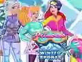 Hra Princezna Zimní Sporty Hra Princezna Zimní Sporty