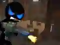 Hra Stickman Ozbrojený Assassin Studený Prostor Hra Stickman Ozbrojený Assassin Studený Prostor