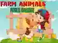 Hra Výzva Farmářských Zvířat Puzzle Hra Výzva Farmářských Zvířat Puzzle