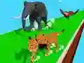 Hra Závod Zvířecí Transformace 3D