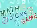 Hra Hra Matematické Znamenka