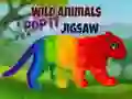 Hra Divoká Zvířata Pop It Puzzle Hra Divoká Zvířata Pop It Puzzle