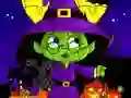 Hra Halloweenské skládačky o půlnoci