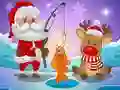Hra Vánoční rybaření Santa Clause