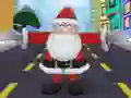 Hra Santa Městský Běh Ulice Hra Santa Městský Běh Ulice