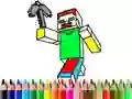 Hra Návrat do školy: Minecraft omalovánky Hra Návrat do školy: Minecraft omalovánky