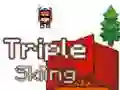 Hra Trojité Lyžování 2D