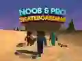 Hra Noob a Pro Skateboarding