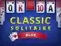 Hra Klasický Solitaire Modrý Hra Klasický Solitaire Modrý