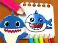 Hra Omalovánka Baby Shark Hra Omalovánka Baby Shark