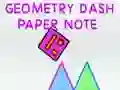 Hra Geometry Dash Papírová Poznámka Hra Geometry Dash Papírová Poznámka