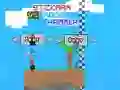 Hra Stickman vs Noob Kladivo