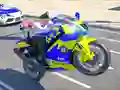 Hra Hra závodů s akrobatickým bicyklem policie Hra Hra závodů s akrobatickým bicyklem policie