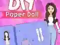 Hra DIY papírová panenka Hra DIY papírová panenka