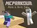 Hra MCParkour Noob a Noob Baby