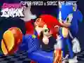 Hra Super Mario a Sonic FNF Tanec