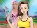 Hra Fitness Holky Oblékání Hra Fitness Holky Oblékání