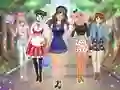 Hra Oblékání Anime na Střední Škole
