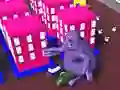 Hra Chaos ve městě Grimace Shake