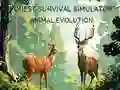 Hra Simulátor přežití v lese: Evoluce zvířat