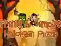 Hra Franky a upíři Halloween Puzzle Hra Franky a upíři Halloween Puzzle