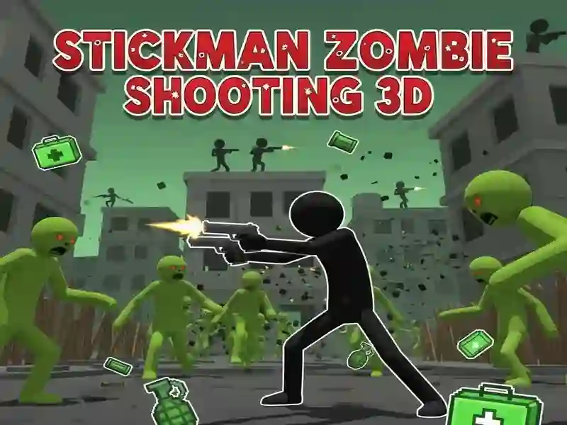 Hra Stickman: Zombie Shooting 3D