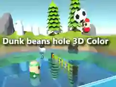 Hra Hodit fazole do 3D barevné díry Hra Hodit fazole do 3D barevné díry
