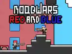 Hra Noob války Červená a Modrá