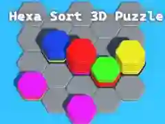 Hra Hexa Třídění 3D Hádanka Hra Hexa Třídění 3D Hádanka
