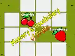 Hra Paměť a slovní zásoba ovoce