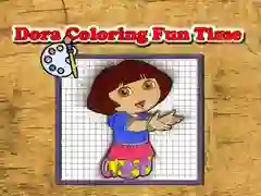 Hra Zábavný Čas Malování s Dorou