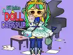 Hra DIY Oblékání Anime Panenky