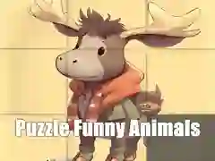 Hra Hra Hlavolam Zábavná Zvířata Hra Hra Hlavolam Zábavná Zvířata