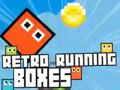 Hra Retro Běžící Krabice Hra Retro Běžící Krabice