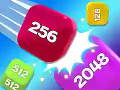 Hra Řetězová Kostička 2048 3D Spojovací Hra