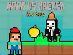 Hra Noob vs Hacker Zlaté Jablko