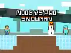 Hra Noob vs Pro Sněhulák Hra Noob vs Pro Sněhulák