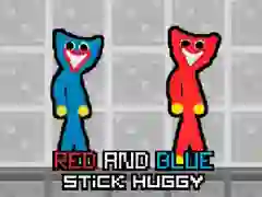 Hra Červený a Modrý Klacek Objímání