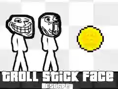 Hra Únik Trola Tyčkou Obličeje Hra Únik Trola Tyčkou Obličeje