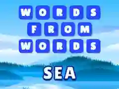 Hra Slova ze slov: Moře
